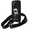 Karl Lagerfeld KLHCP15SSCBSKNK iPhone 15 / 14 / 13 6.1 hardcase czarny/black Crossbody Silicone Ikonik